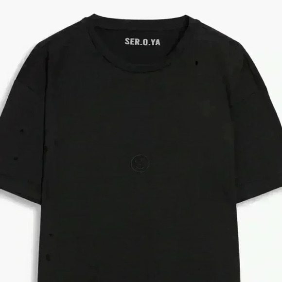 NWT - SER.O.YA Jonas Distressed Mini T-Shirt - Picture 11 of 15